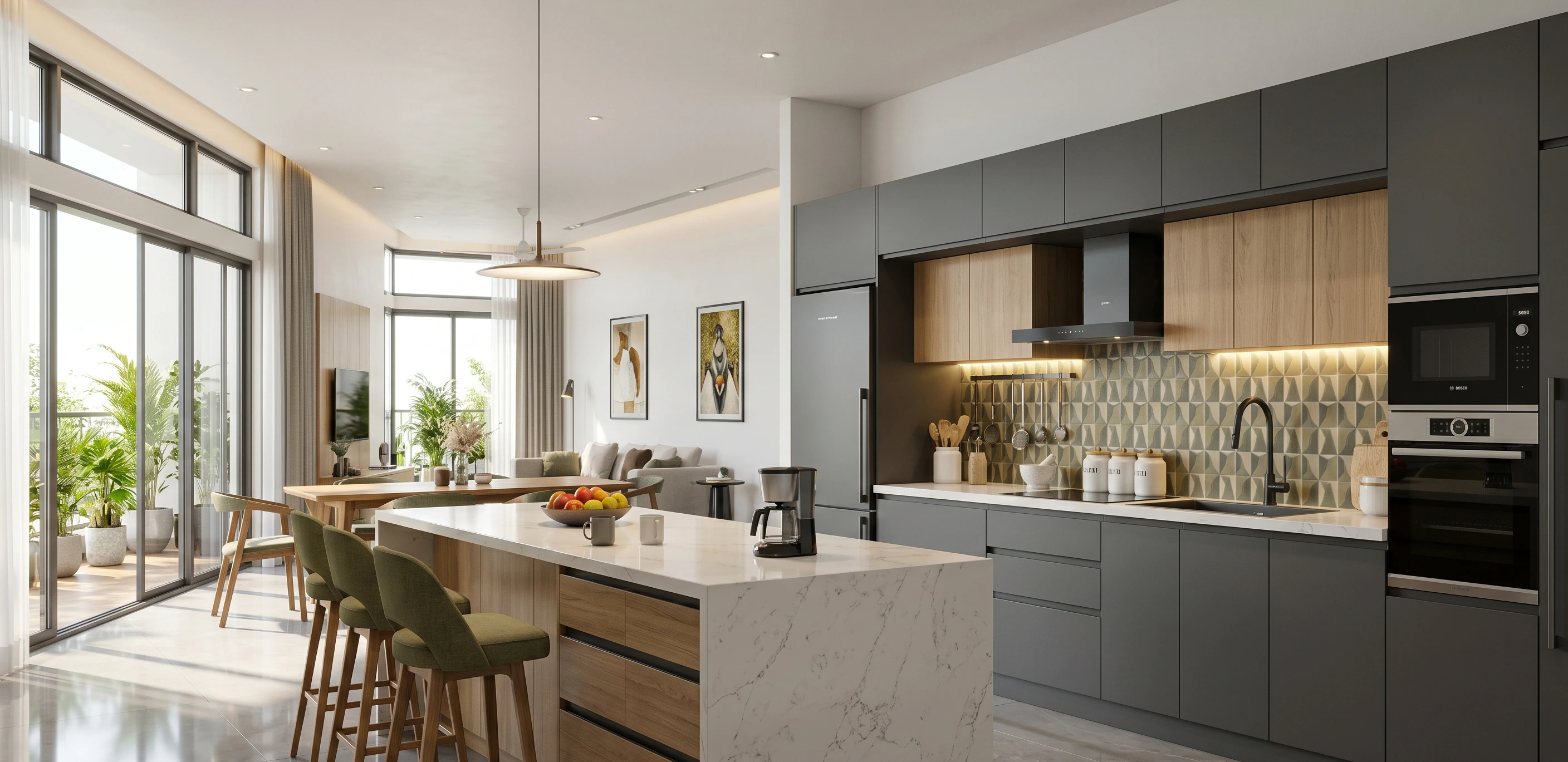 Luxury Modular Kitchen Design