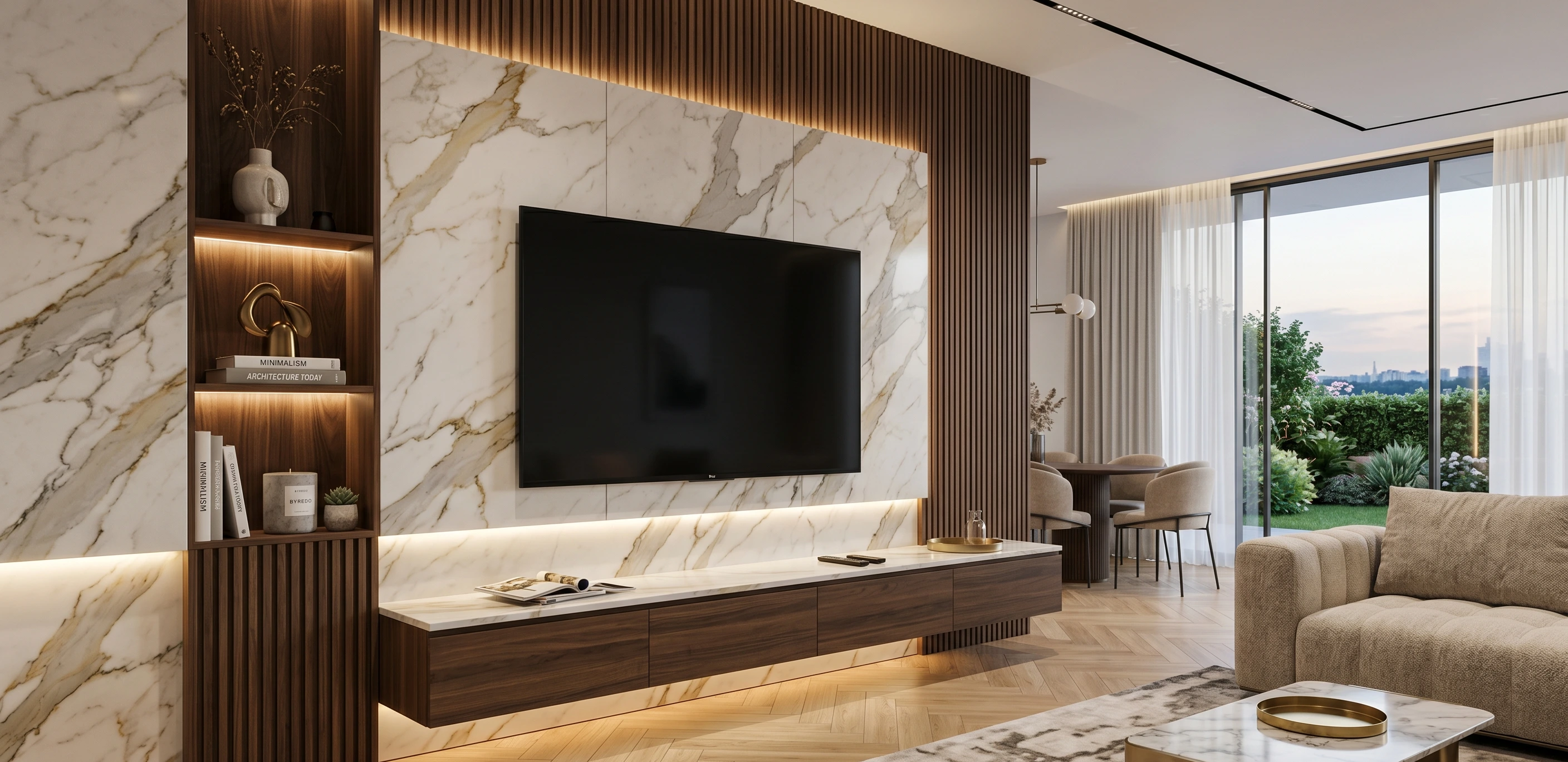 Custom TV Unit Interior Design
